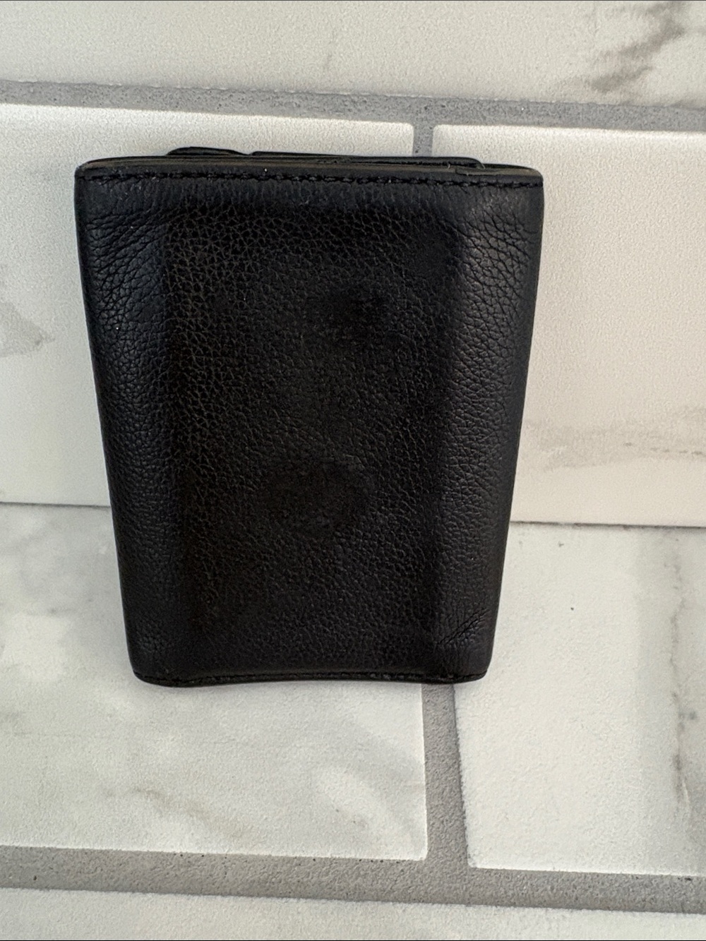Coach Men’s Black Leather Trifold Wallet - Picture 2 of 9
